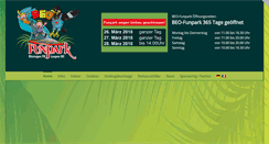 Desktop Screenshot of beo-funpark.ch